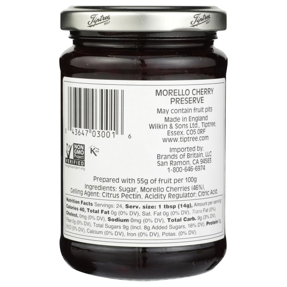TIPTREE: Preserve Morello Cherry, 12 oz