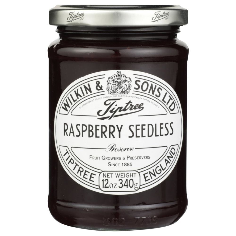 TIPTREE: Preserve Raspberry, Seedless, 12 oz