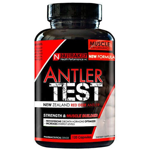 NutraKey Red Deer Antler Test, 120 Capsules