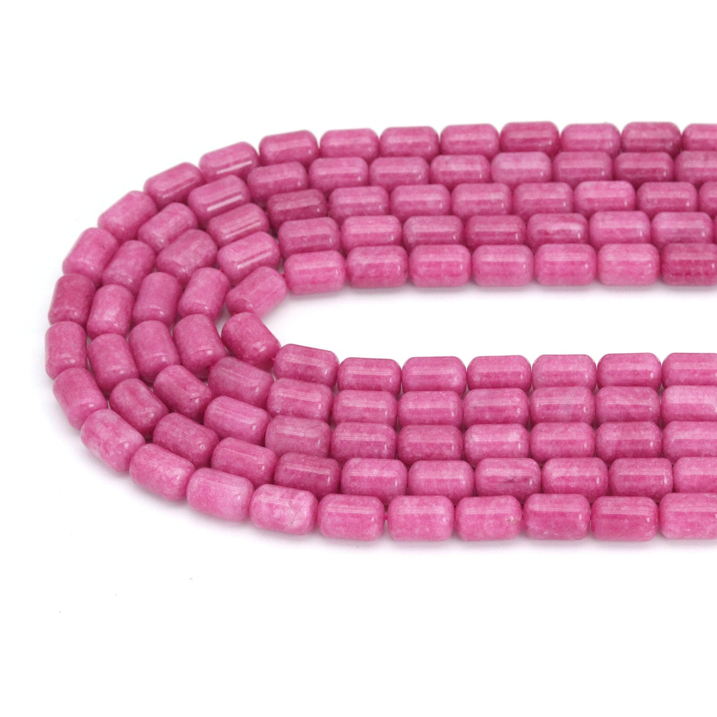 8x12mm Smooth Tube Jade Beads, Sku#U2131