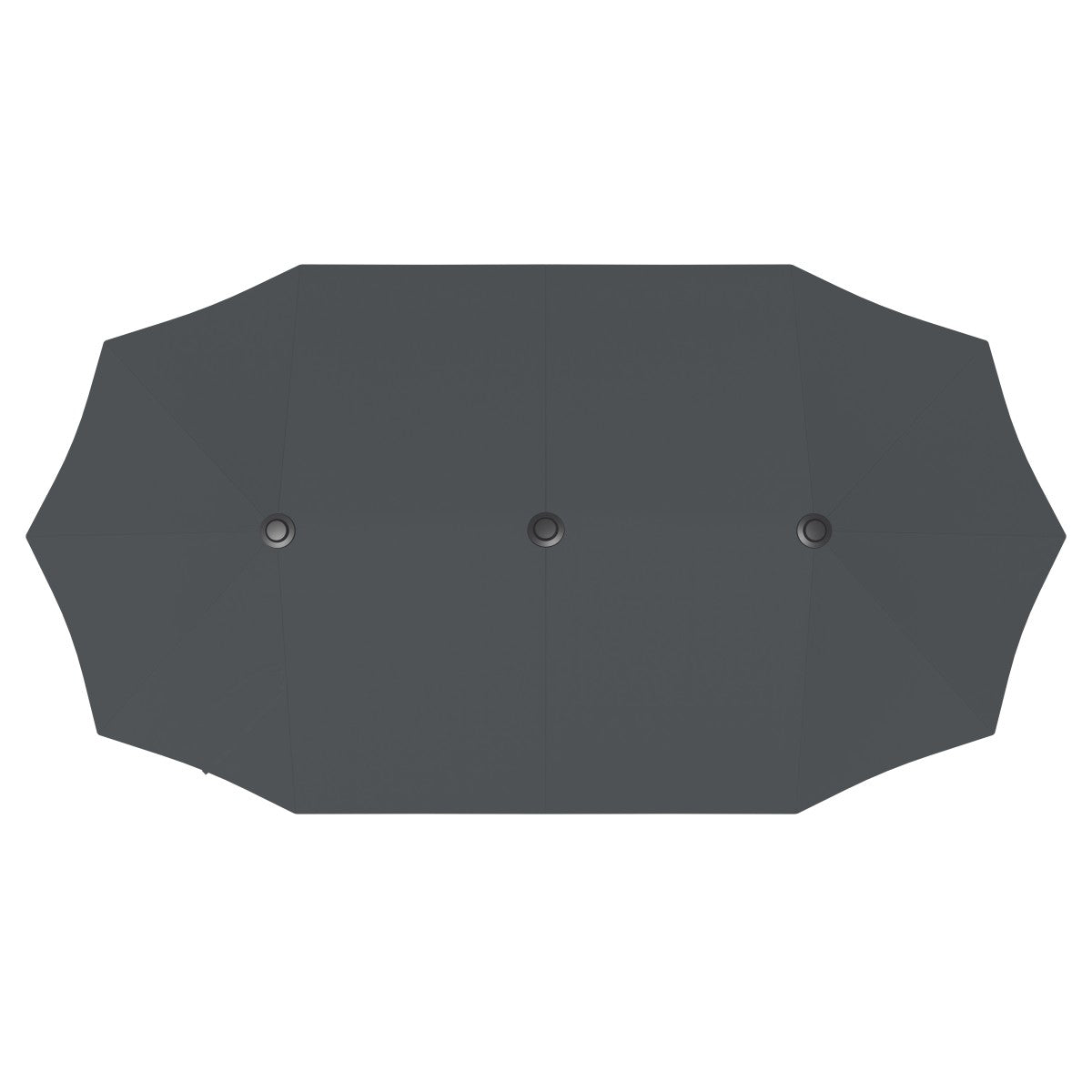 Ainfox 13ft Large Patio Umbrella, Outdoor Double-Sided Rectangle Market Heavy Duty Umbrellas without Base