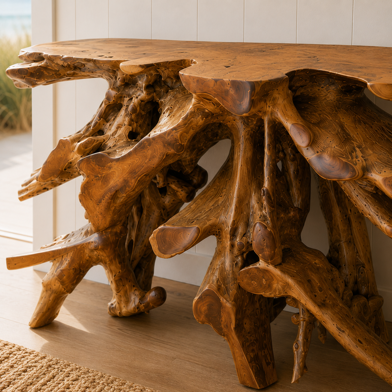 Teak Console