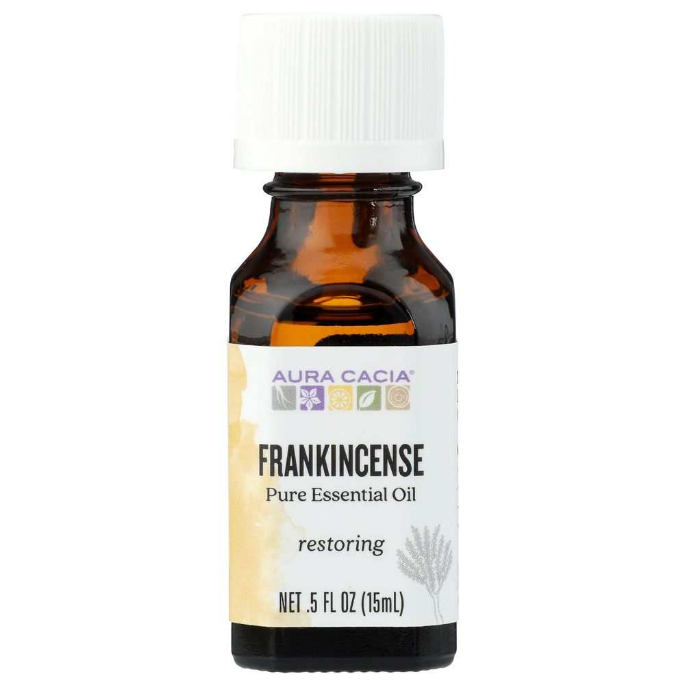 AURA CACIA: 100% Pure Essential Oil Frankincense, 0.5oz | Aromatherapy