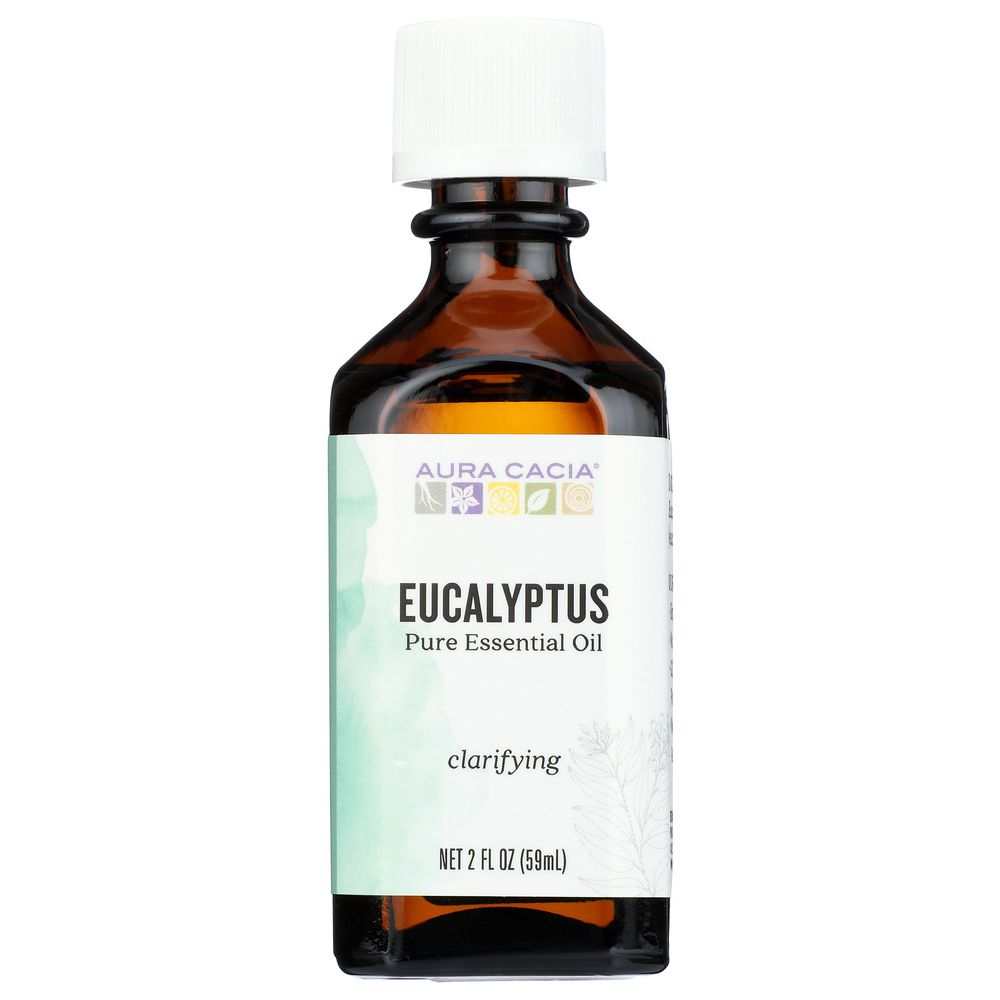 AURA CACIA: 100% Pure Essential Oil Eucalyptus, 2 Oz