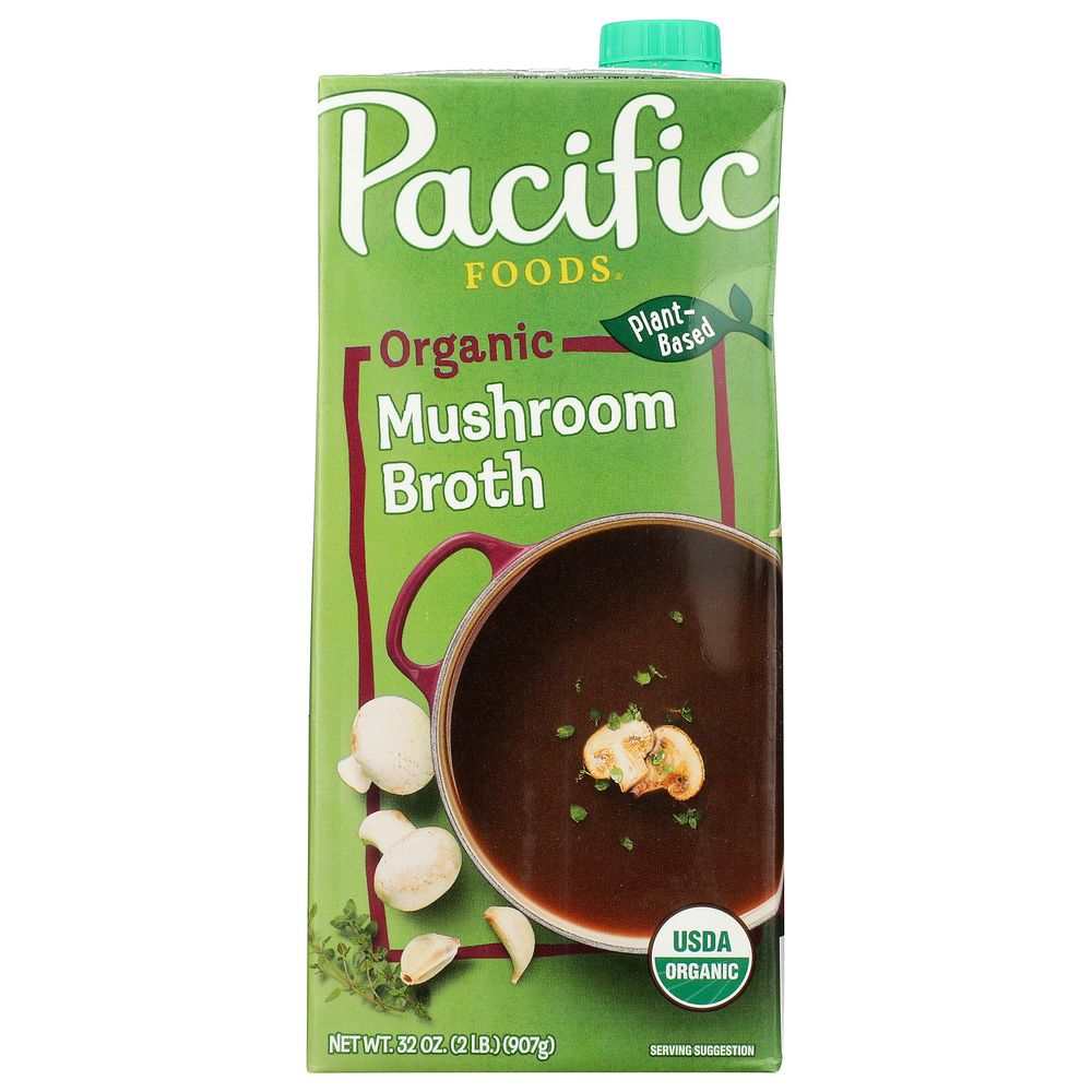 PACIFIC FOODS: Organic Mushroom Broth, 32 oz