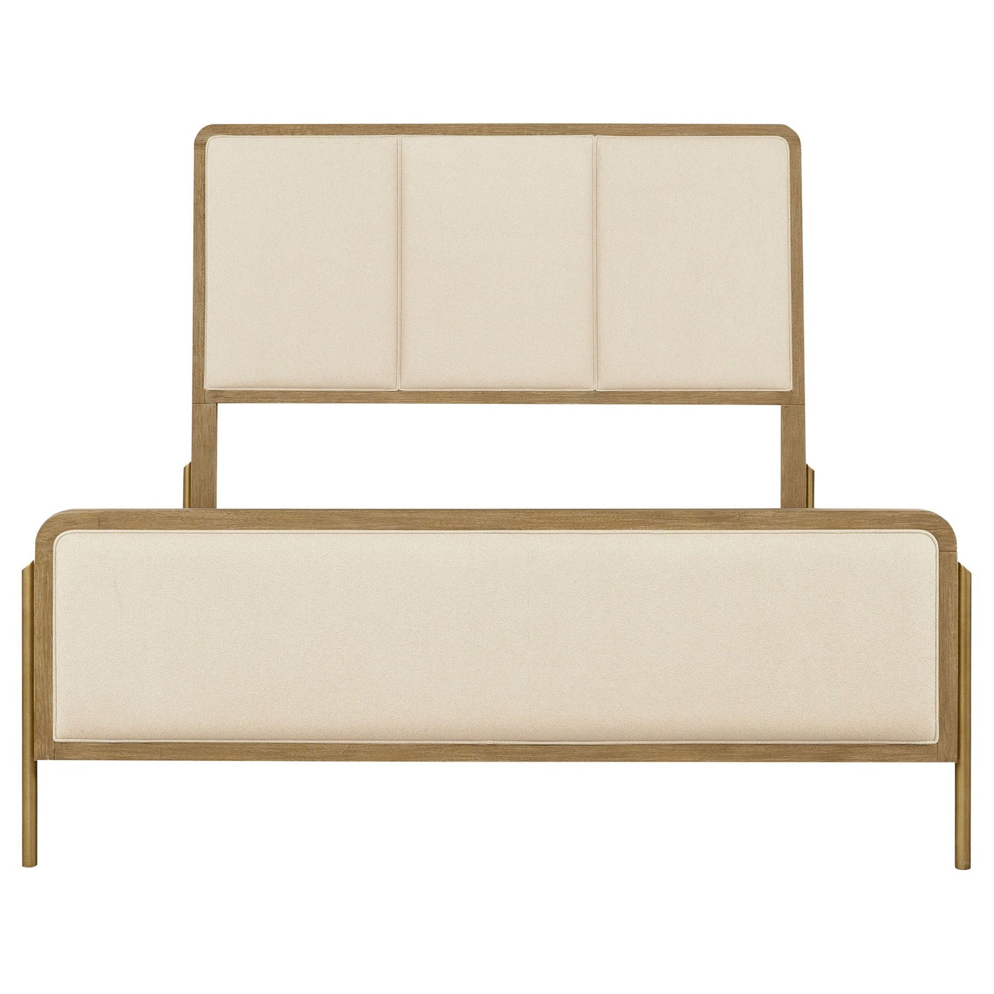 Arini 56-inch Queen Panel Bed Cream and Sand Wash