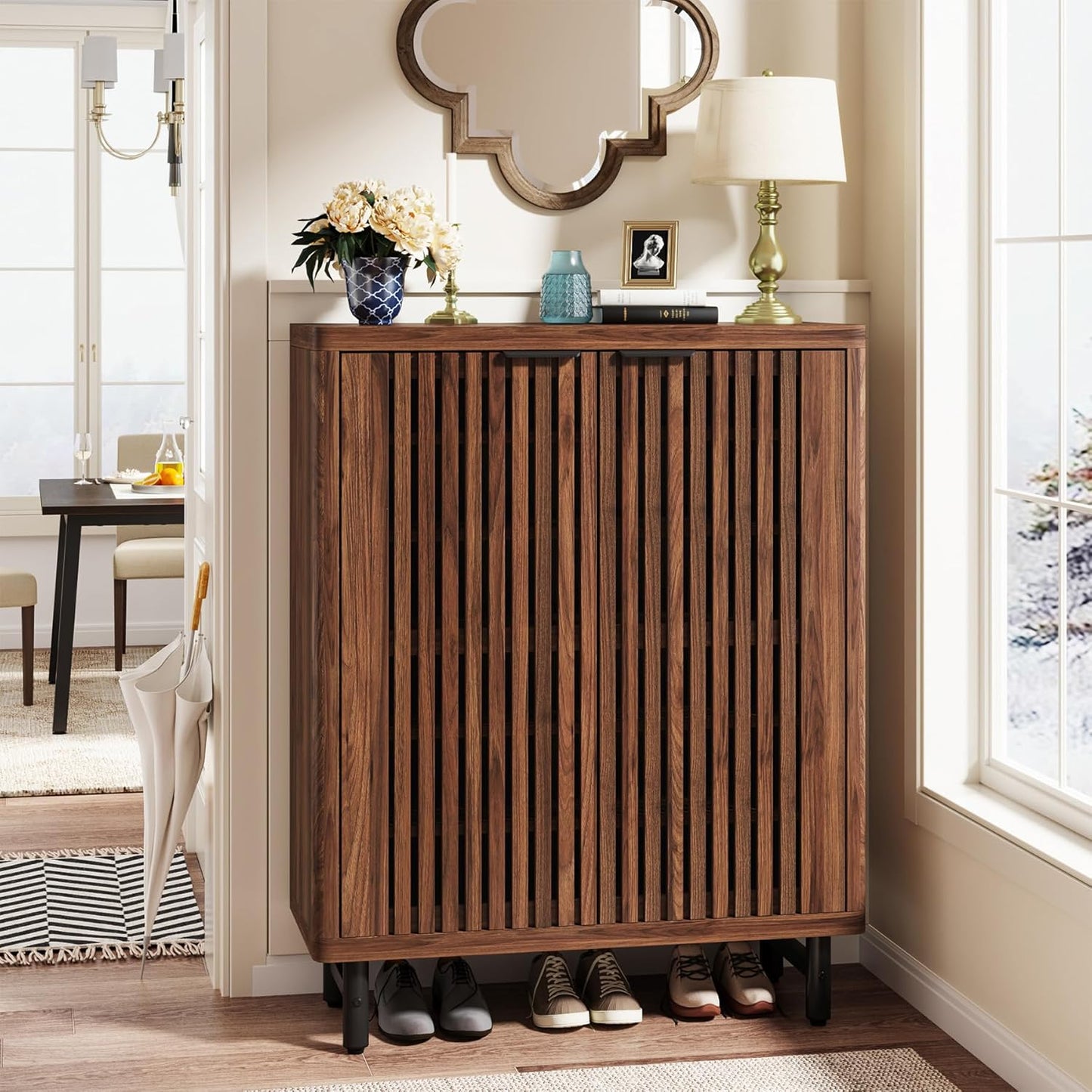 33.46" Modern Shoe Cabinet