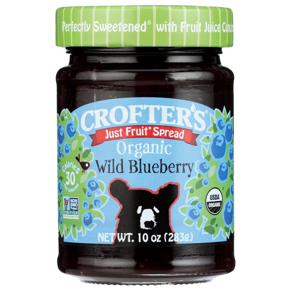 CROFTERS: Organic Blueberry Fruit Spread, 10 oz