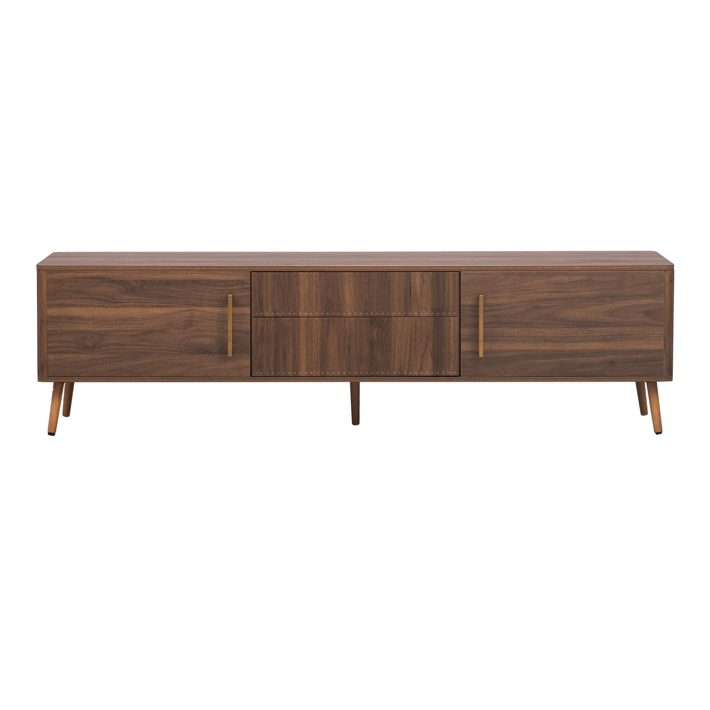 TV Stand With 2 Drawers For TVs Up To 80" - Walnut