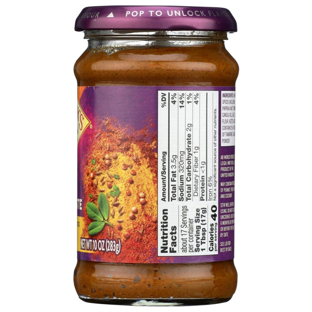 PATAKS: Paste Curry Mild, 10 oz