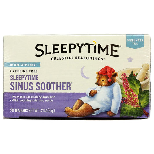 CELESTIAL SEASONINGS: Sleepytime Sinus Soother Wellness Tea, 20 Tea BaGs