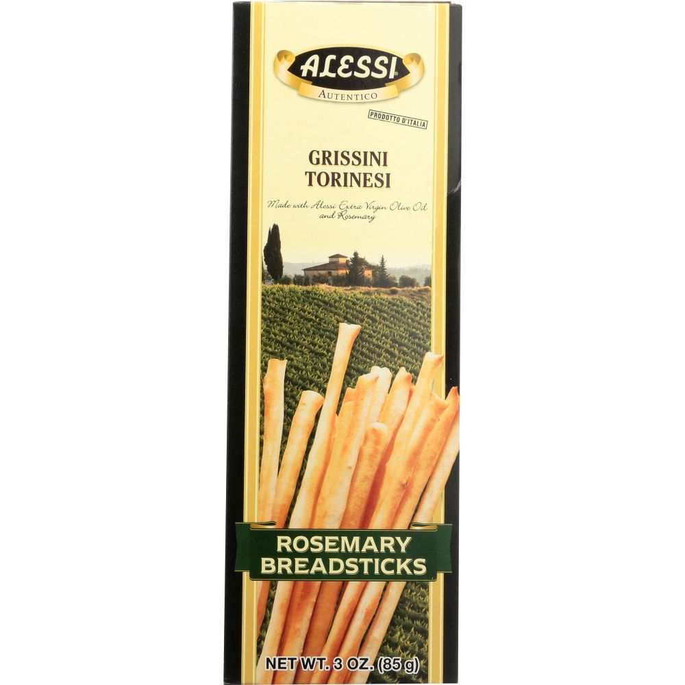 Alessi Rosemary Breadsticks, Traditional Italian Style, 4.4 oz