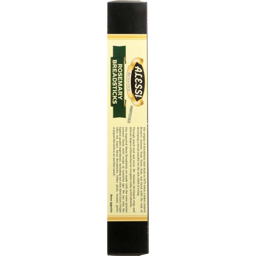 Alessi Rosemary Breadsticks, Traditional Italian Style, 4.4 oz