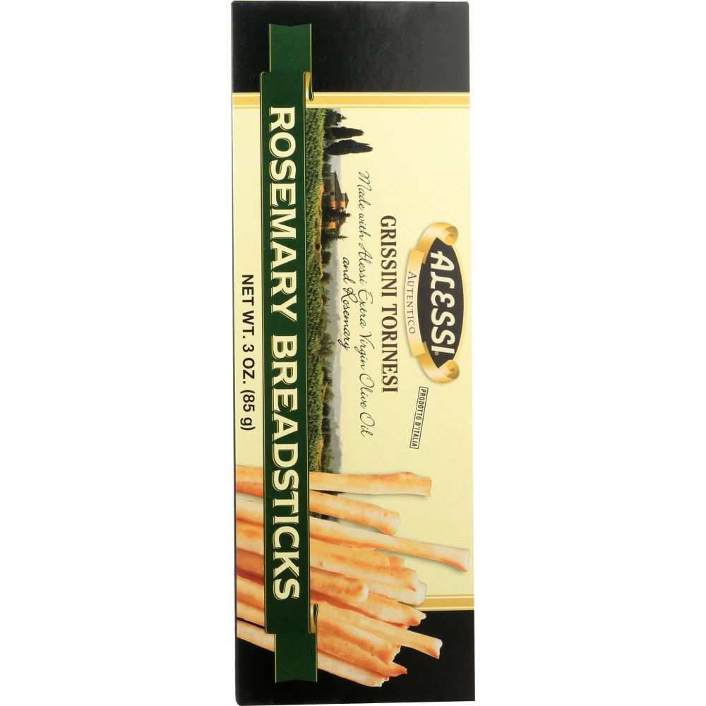 Alessi Rosemary Breadsticks, Traditional Italian Style, 4.4 oz