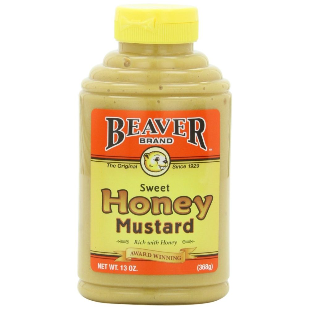 BEAVER: Honey Mustard Squeeze Bottle, 13 oz