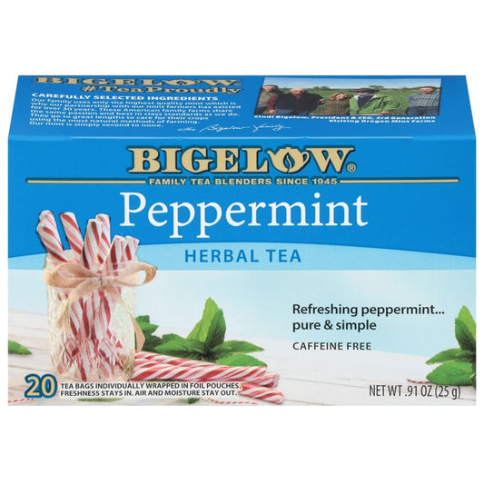 BIGELOW: Peppermint Herbal Tea 20Bg, 0.91 oz