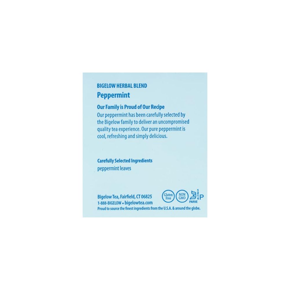 BIGELOW: Peppermint Herbal Tea 20Bg, 0.91 oz