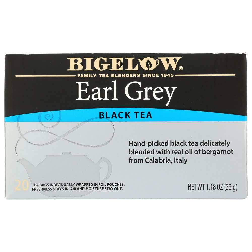 BIGELOW: Tea Black Tea Earl Grey, 20 tea bags