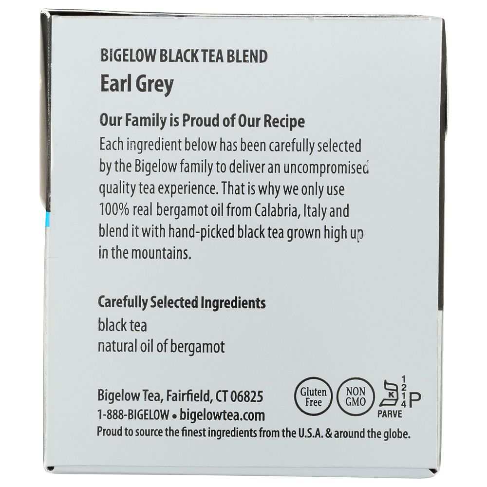 BIGELOW: Tea Black Tea Earl Grey, 20 tea bags