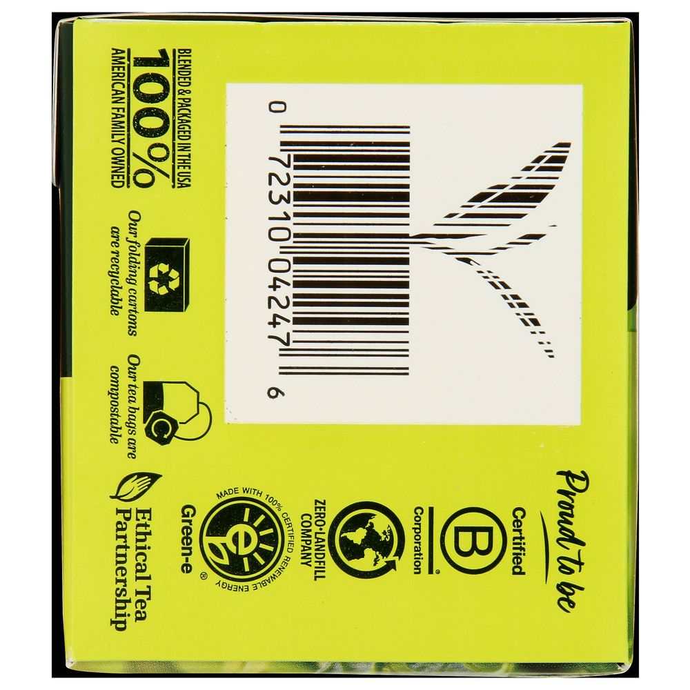 BIGELOW: Green Tea Classic Decaffeinated 20 Tea Bags, 0.91 oz