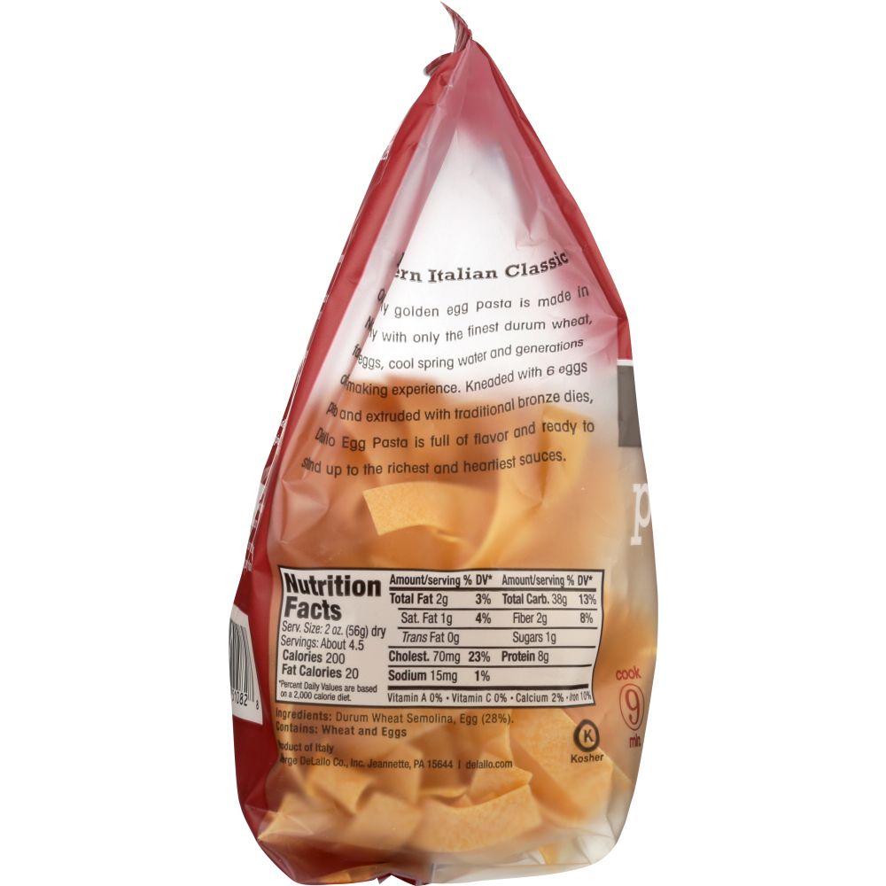 DELALLO: Pasta Egg Pappardelle, 8.8 oz