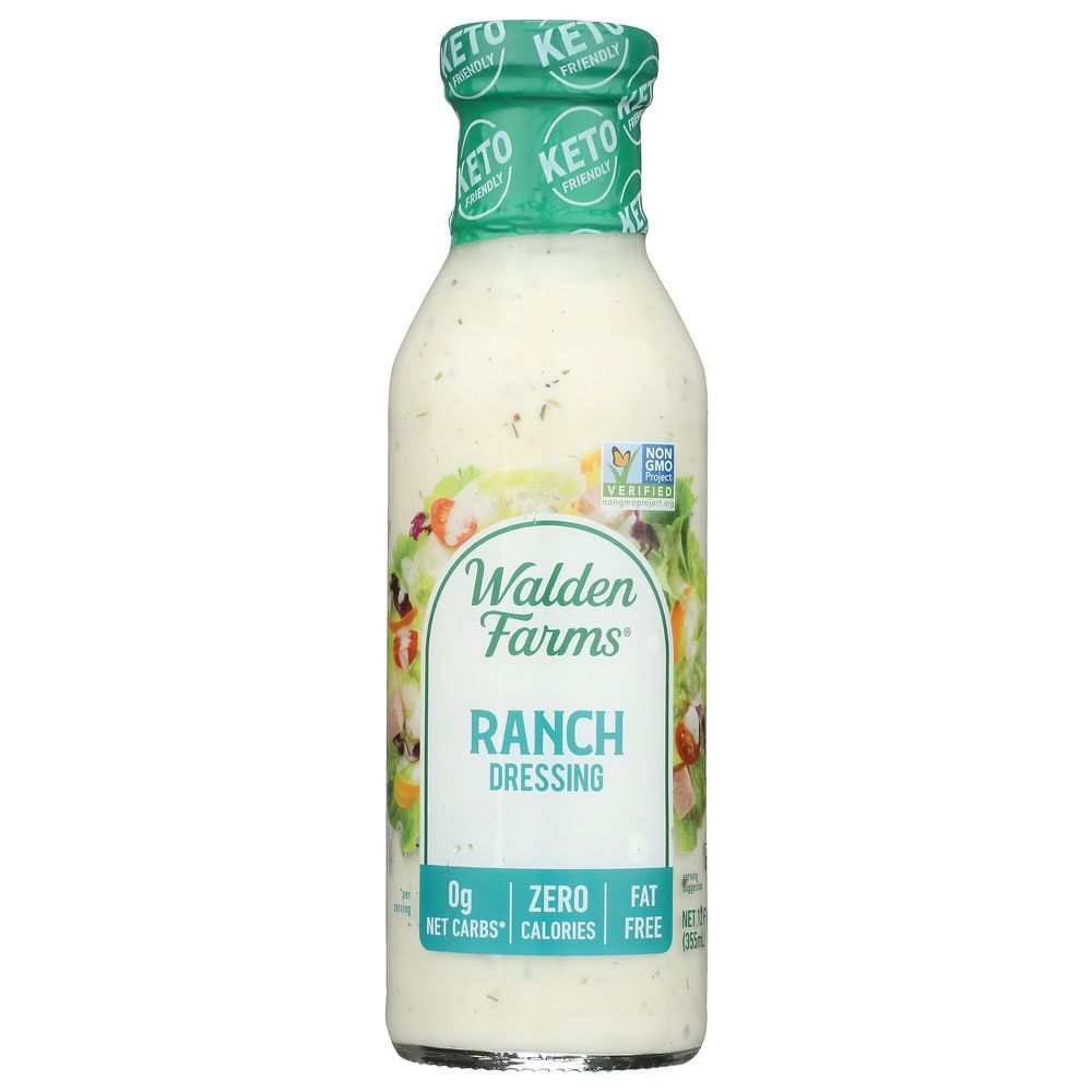 WALDEN FARMS: Ranch Salad Dressing Calorie Free -12oz|Healthy Delicious
