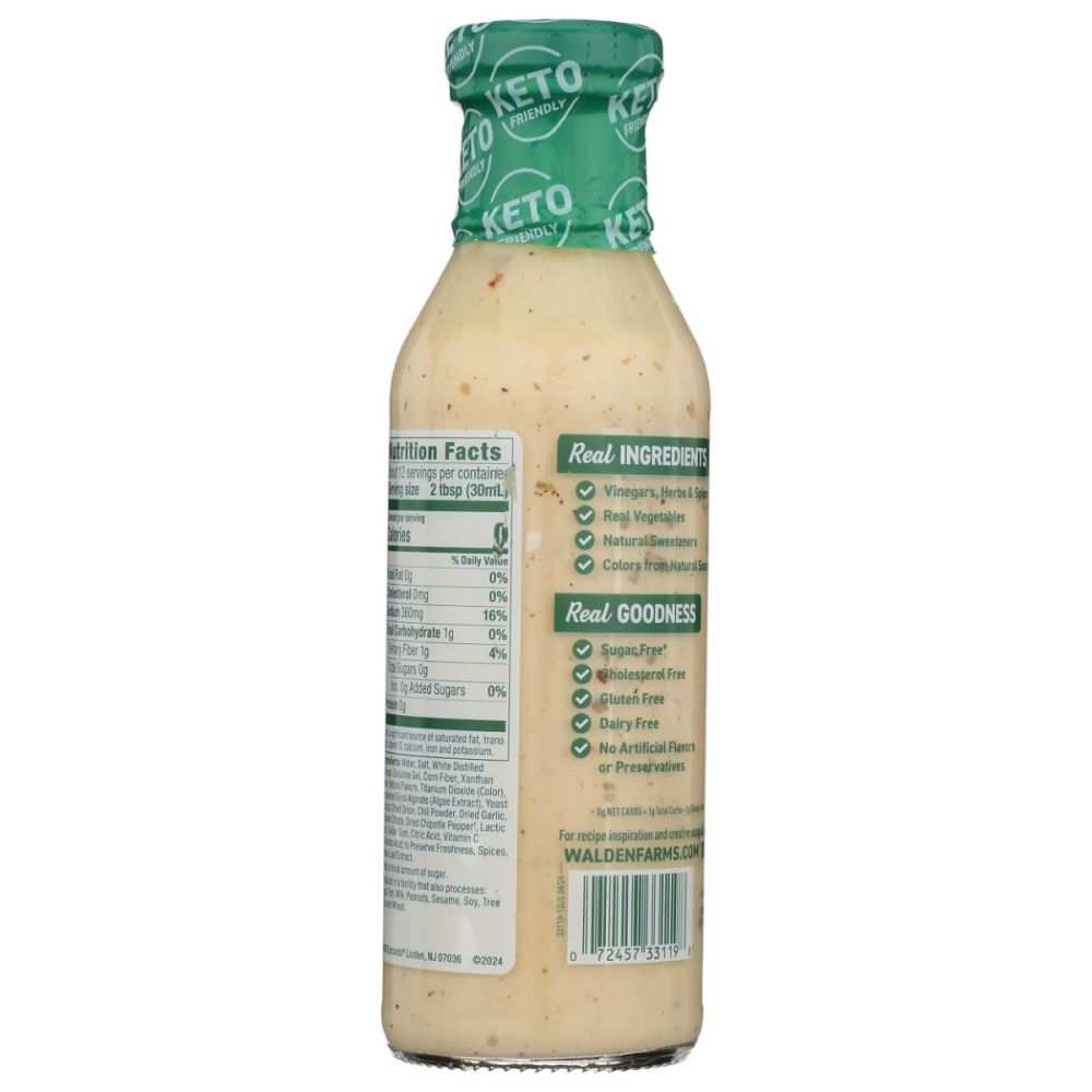 WALDEN FARMS: Chipotle Ranch Dressing, 12 oz