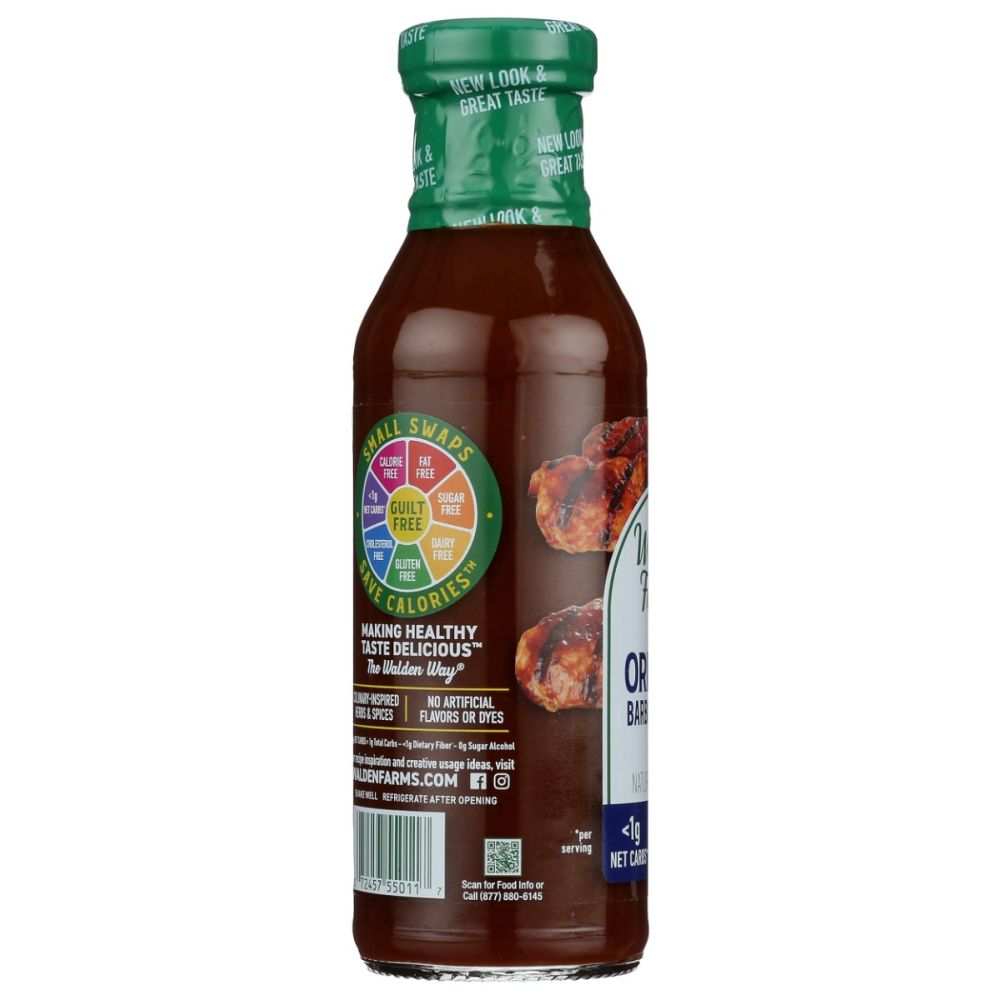 WALDEN FARMS: Original Barbeque Sauce, No Carbs And Sugar Free, 12 oz
