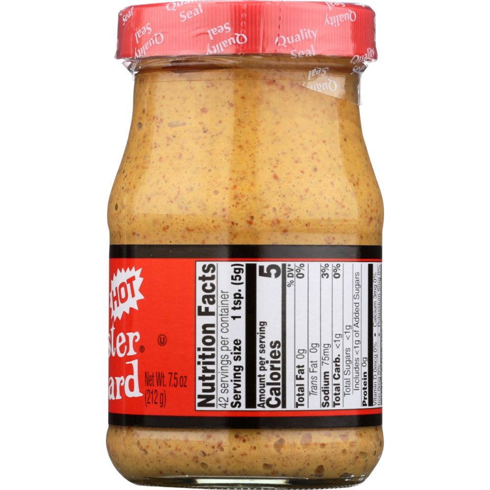 MISTER MUSTARD: Hot Mustard, 7.5 oz