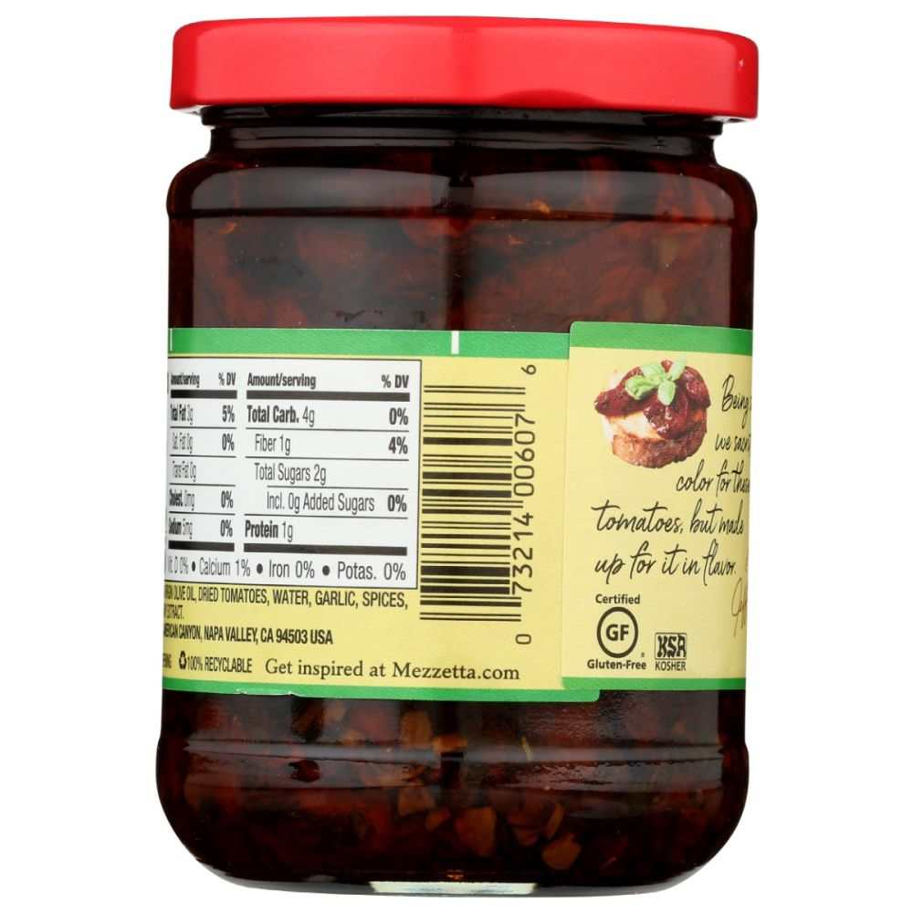 MEZZETTA: Sun-Ripened Dried Tomatoes in Olive Oil, 8 oz