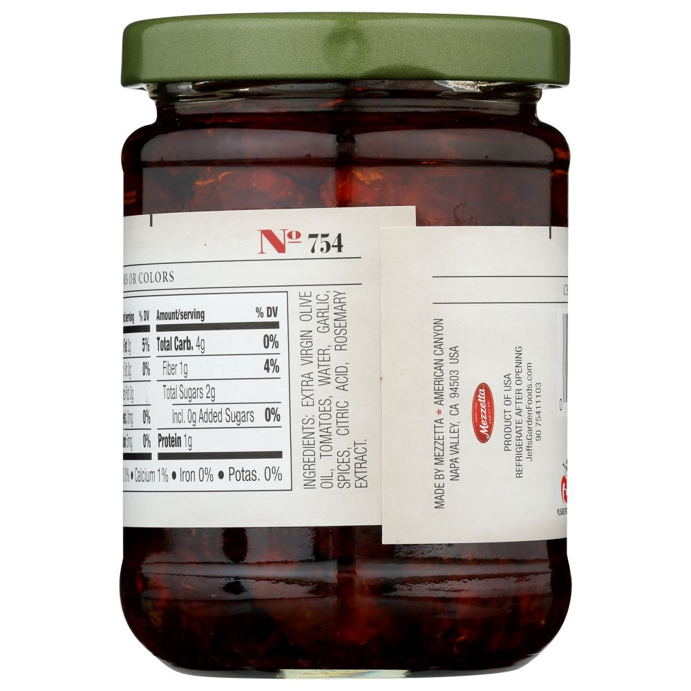 JEFFS NATURALS: Sun Ripened Dried Tomatoes, 8 oz