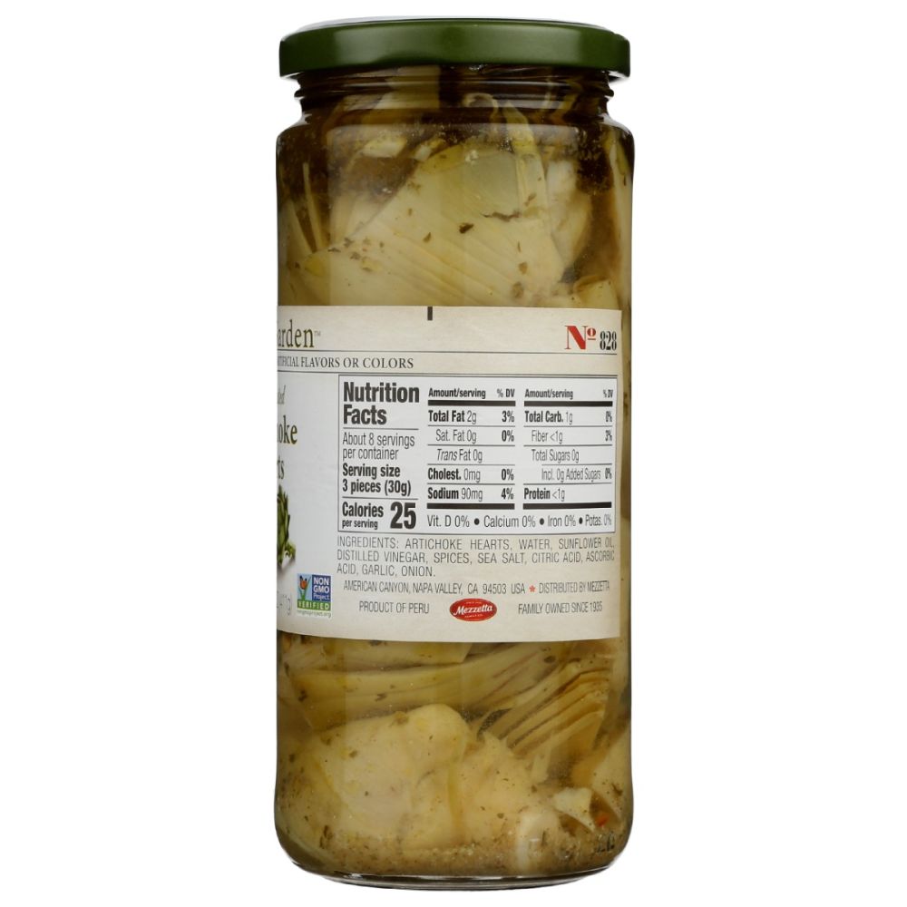 JEFFS NATURALS: Marinated Artichoke Hearts, 14.5 fl oz