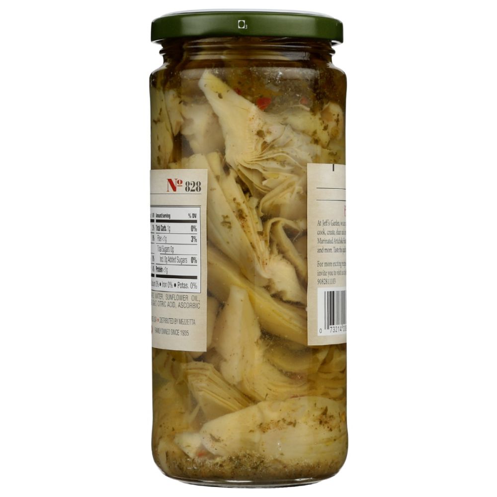 JEFFS NATURALS: Marinated Artichoke Hearts, 14.5 fl oz
