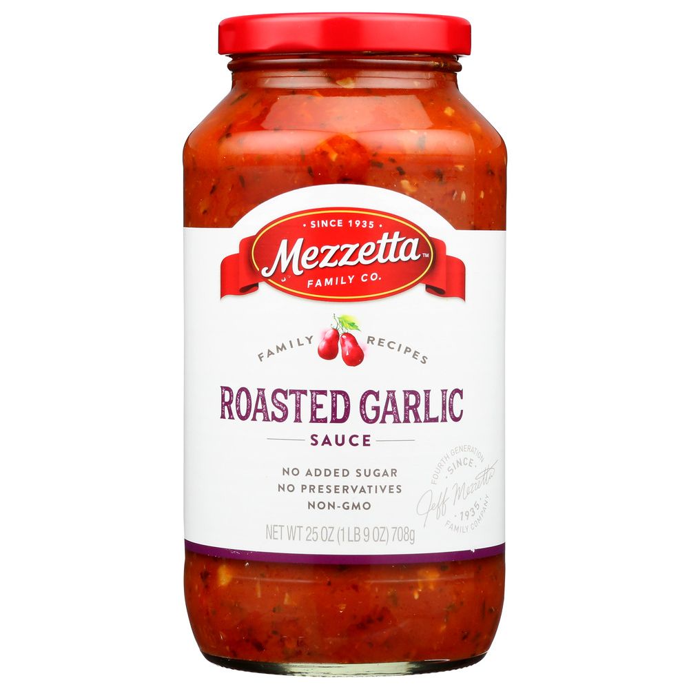 MEZZETTA: Napa Valley Bistro Roasted Garlic Pasta Sauce, 25 oz