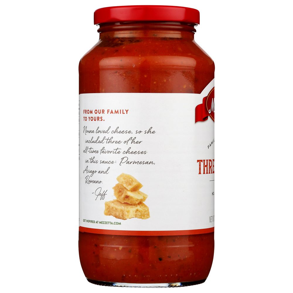MEZZETTA: Three Cheese Sauce , 25 oz