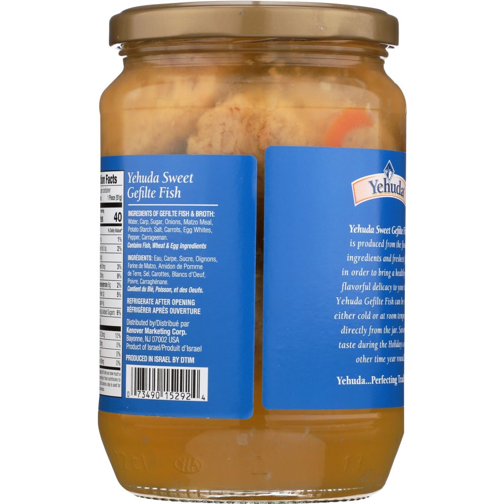 YEHUDA: Gefilte Fish Sweet, 24 oz