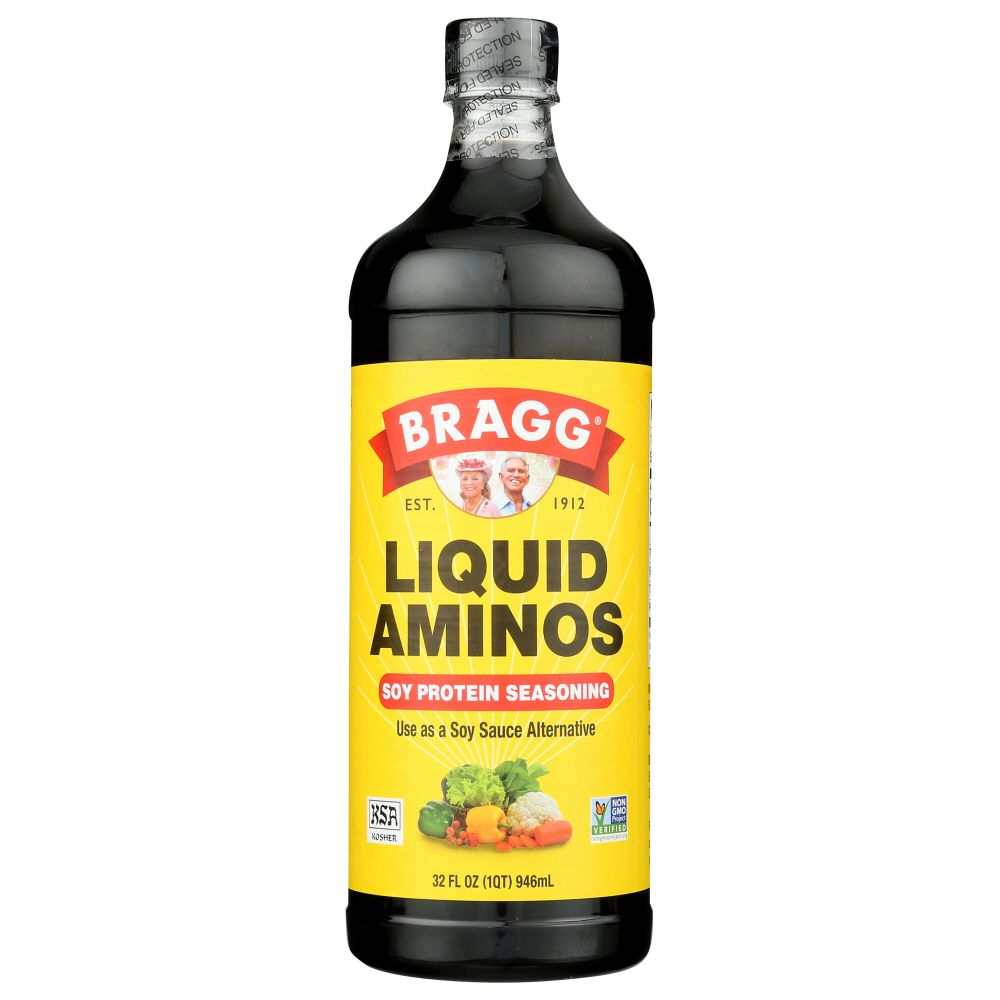 BRAGG Liquid Aminos All Purpose Seasoning -32oz |Organic & Gluten-Free