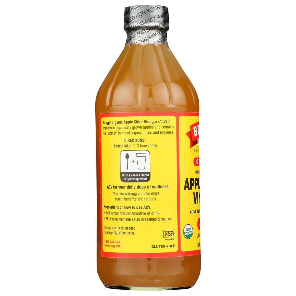 BRAGG Apple Cider Vinegar - 16 oz Versatile Kitchen & Self Care Staple