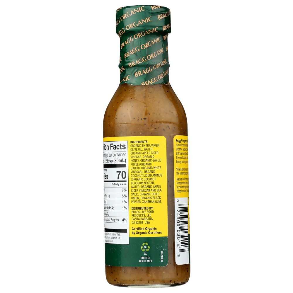 BRAGG: Organic Vinaigrette, 12 oz