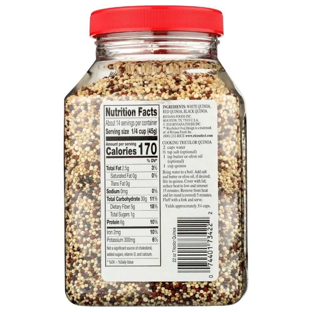 RICESELECT: Tri Color Quinoa, 22 oz