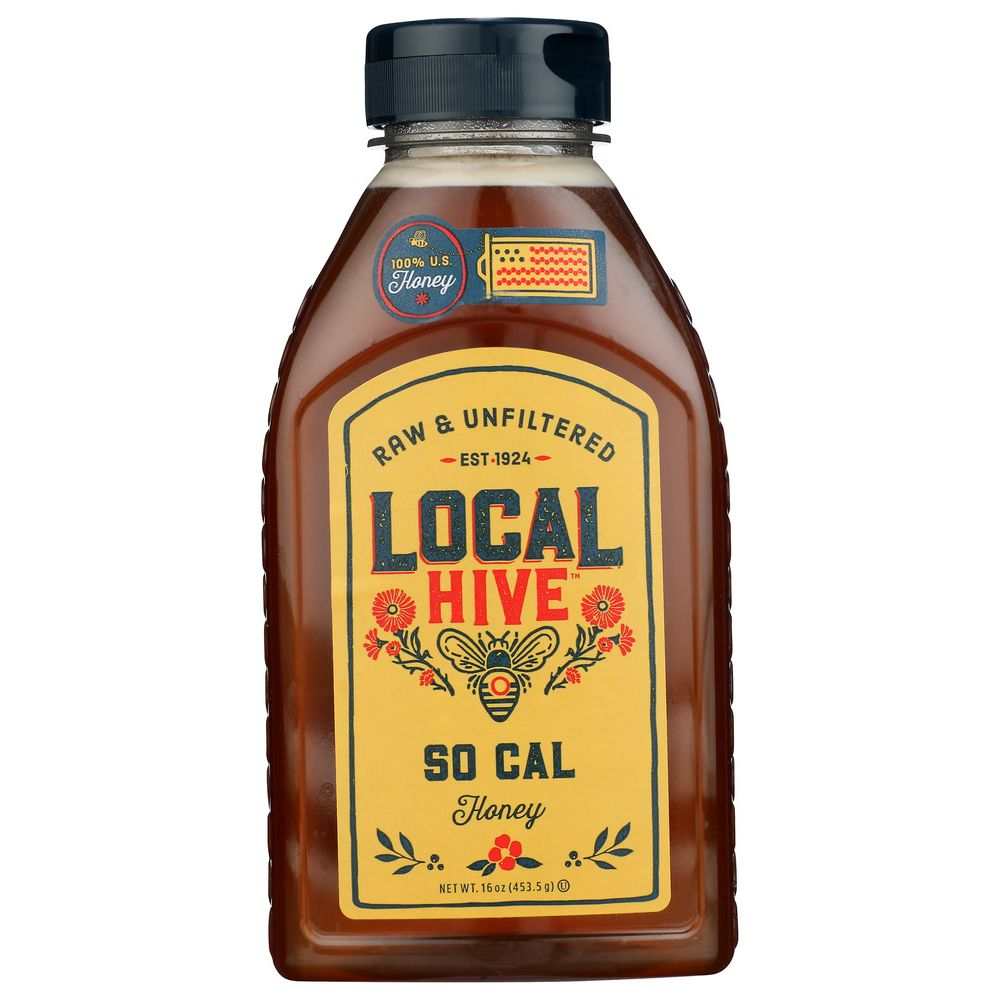 LOCAL HIVE: Raw and Unfiltered So Cal Honey, 16 oz
