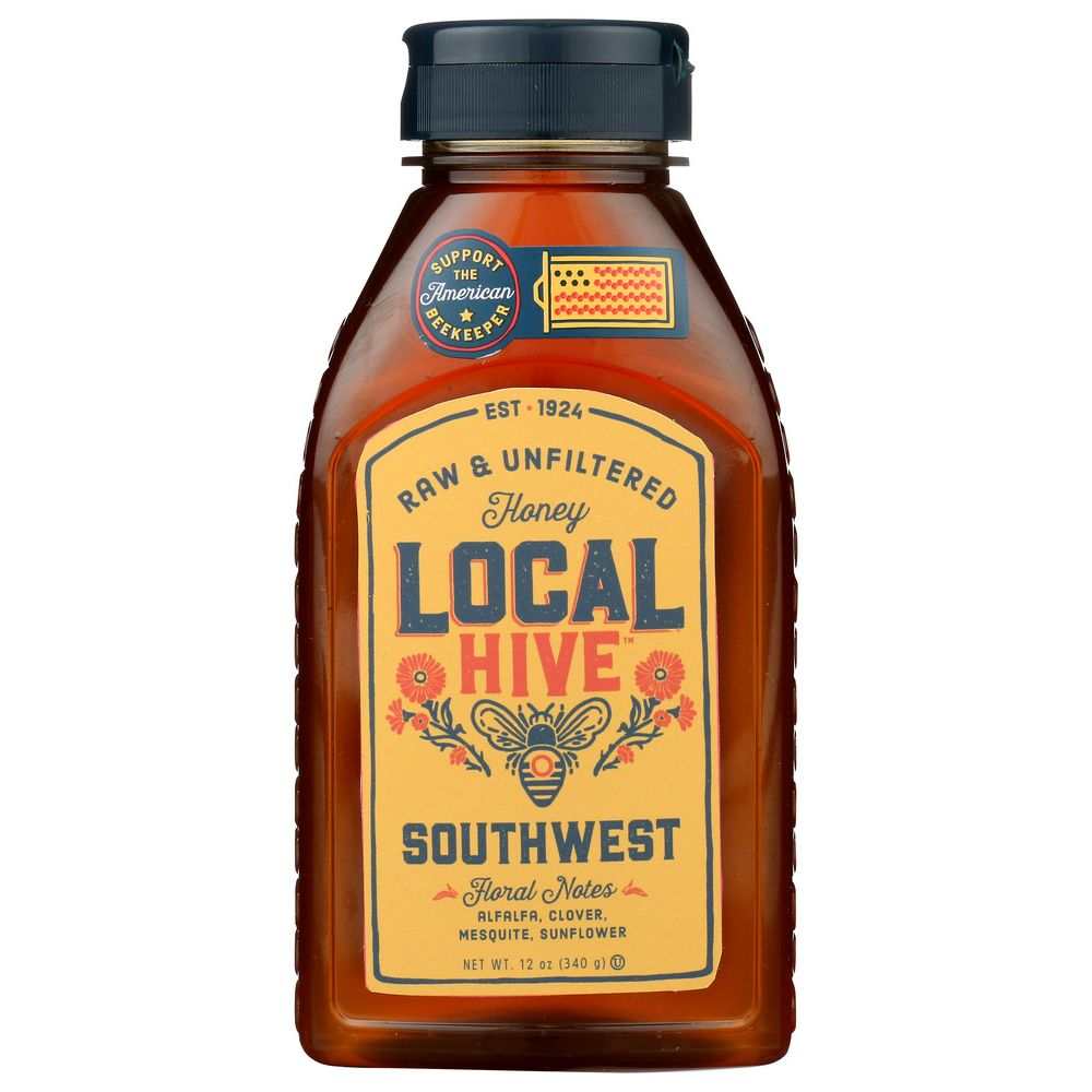 LOCAL HIVE: Raw and Unfiltered Southwest Honey, 12 oz