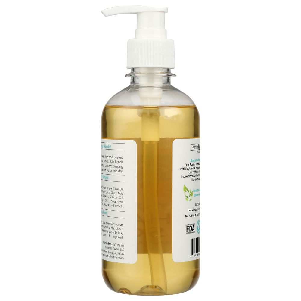 BRITTANIES THYME: Lemon Sage Natural Hand Soap, 12 oz