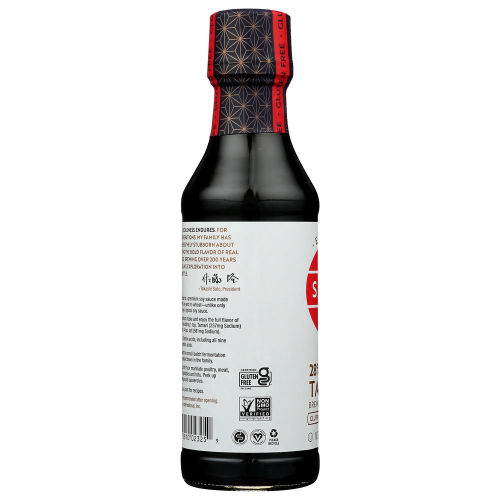 SAN-J: Reduced Sodium Tamari Soy Sauce, 10 Oz