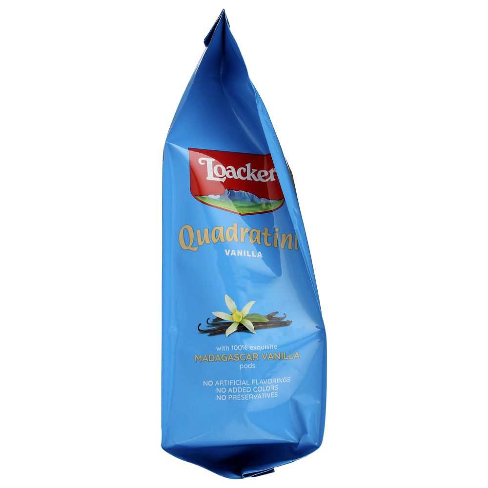 LOACKER: Quadratini Vanilla Wafer Cookies - Delicious Snack & Dessert 8.82oz