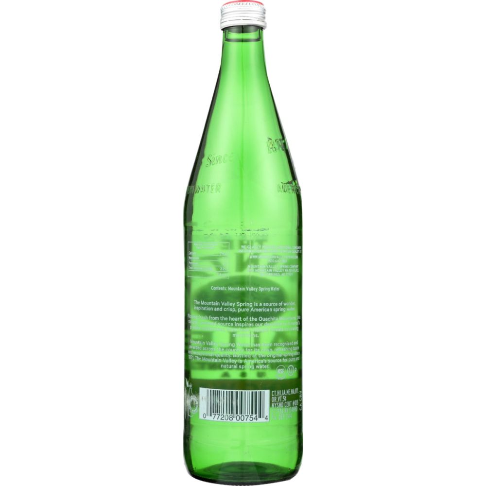 MOUNTAIN VALLEY: Water Spring Glass, 750 ml