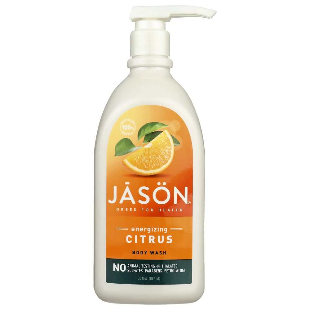 JASON: Revitalizing Citrus Body Wash 30oz | Gentle Soft & Energizing