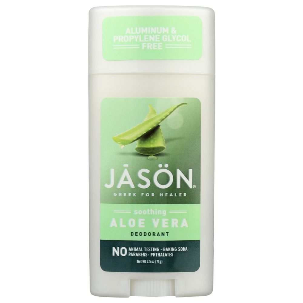 JASON: Deodorant Stick| Soothing Aloe Vera, 2.5oz|All Day Odor Control