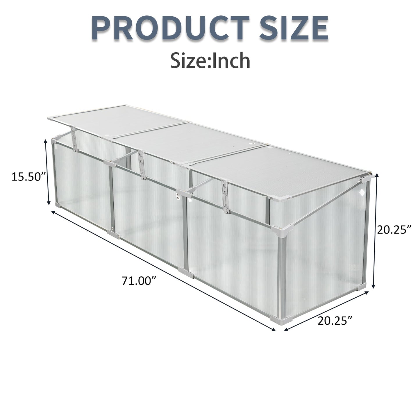 Polycarbonate Greenhouse for Outdoors in Winter