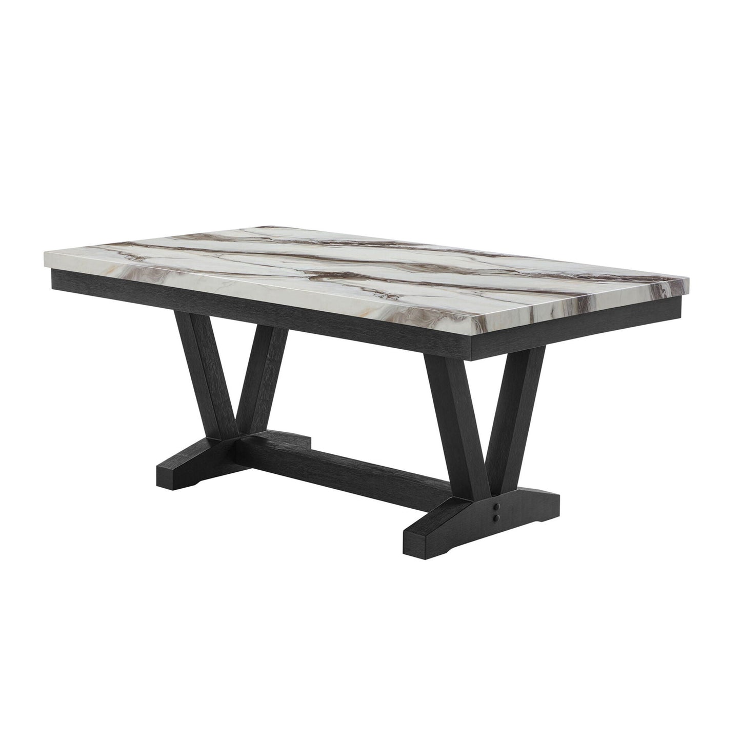 Panda Oceanic - Dining Table And Chairs Set - Black